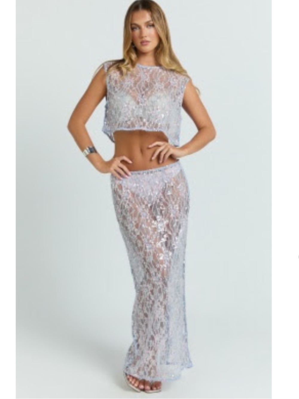 Showpo Gemmalyn two piece sequin set